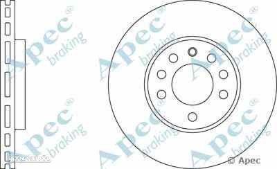 DISCO DE TRAVÃO FRENTE FIAT CROMA 1.9 D MULTIJET (194AXB1B) 120CV 1910CC - 1