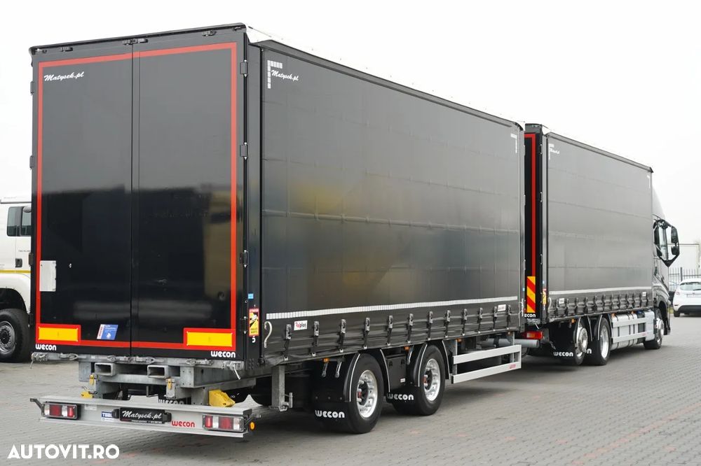 Volvo FH 500 / XXL / COMBINAT TANDEM TRAVEL 120 M3 / 2024 / I-PARK COOL / DOCURI SLING PENTRU CAMION / RIDICABILE / JANTE DIN ALIAJ / REMORCA WECON / CONTRACT POST-SERVICE - 7