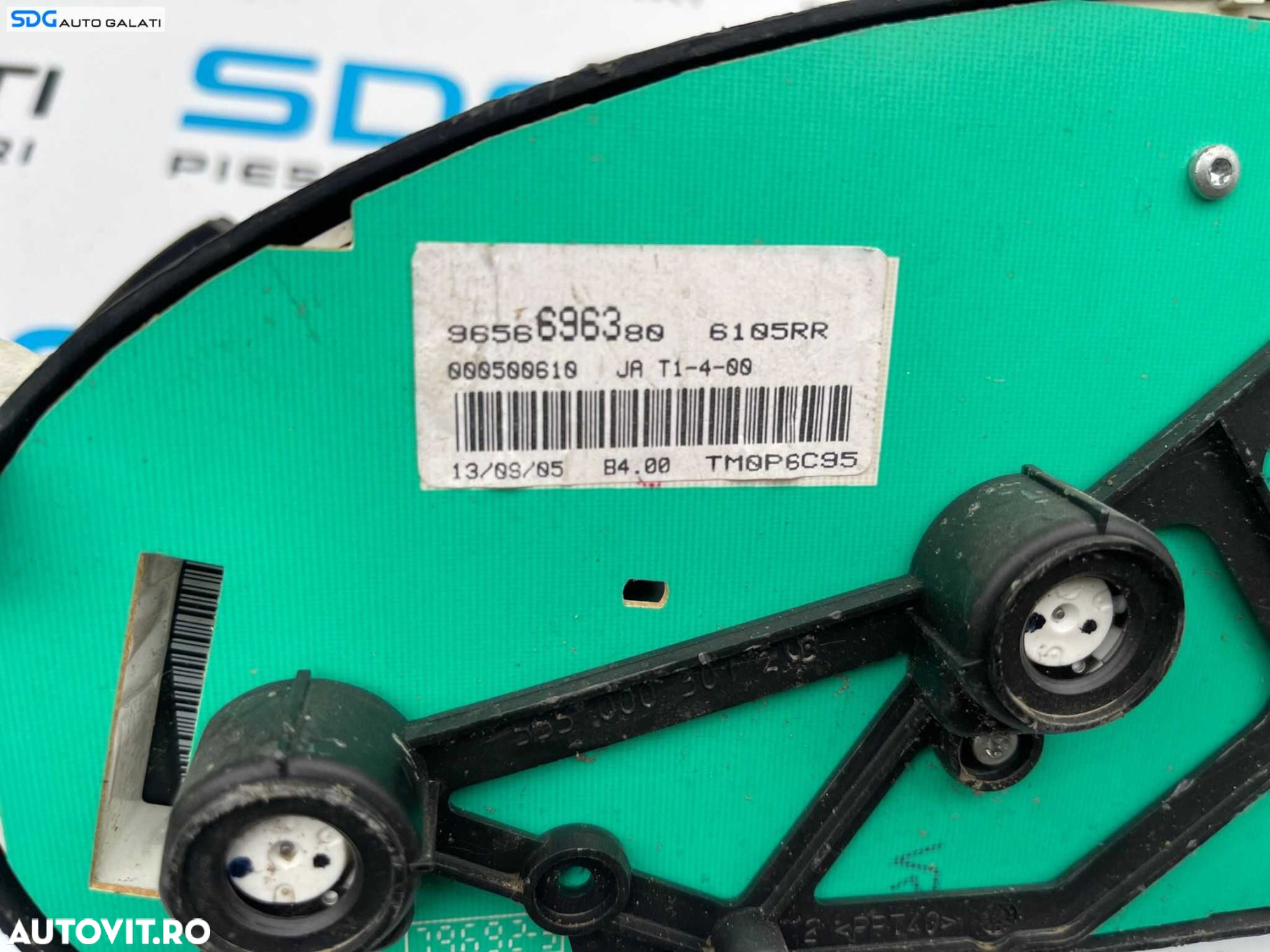 Ceas Ceasuri Cluster Instrumente Bord Peugeot 206 1.4 i 1998 - 2012 Cod 9656696380 [B2954] - 5