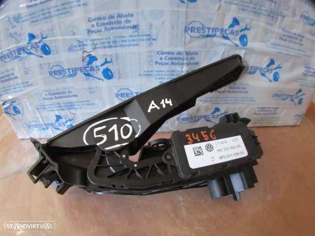 Pedal 1K1721503AS VW GOLF 5 1K 2008 1.9TDI 105CV 3P PRETO - 2