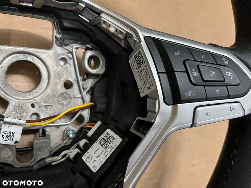 kierownica vw golf viii vw golf 8 tiguan ii 5na skÓra grzana bez Łopatek - 3