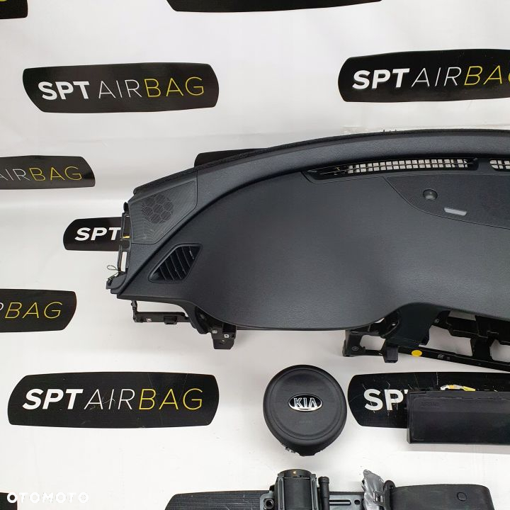 KIA OPTIMA DESKA ROZDZIELCZA KONSOLA KOKPIT PULPIT PODUSZKI AIRBAG AIR BAG PASY KIT SET - 2