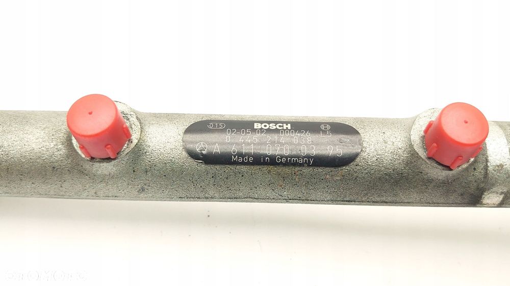 listwa wtryskowa common rail, zawÓr i czujnik, mercedes 2.2 cdi 0445214038 - 6