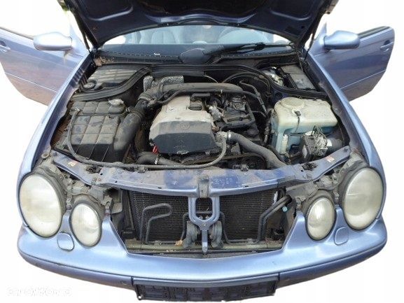 MERCEDES BENZ CLK W208 97-03 SILNIK GOŁY SŁUPEK 2.0 111945 KOMPRESOR - 2