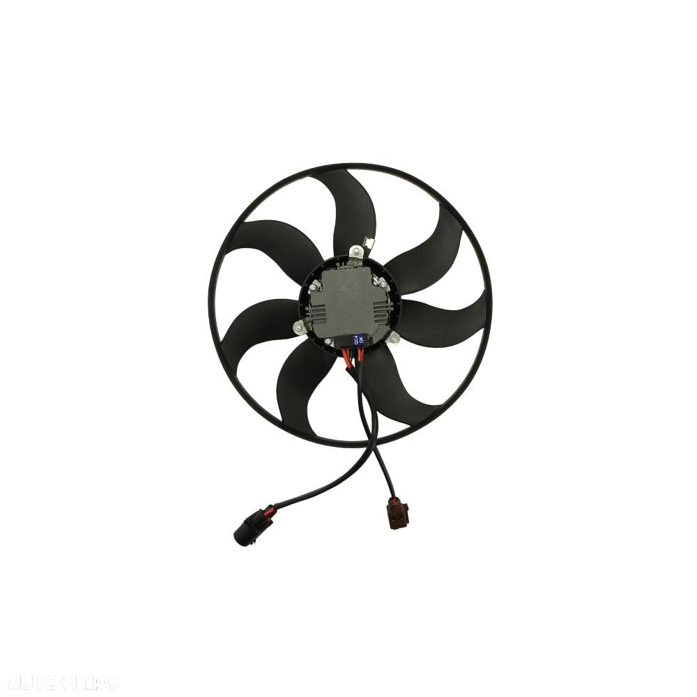 GMV ventilator radiator Audi A1 (8X), 2010-2018, motor 1.4 TFSI, benzina, 2.0 TDI, diesel, 220 W; 360 mm; (4 +2) pini, Tip Siemens / Brose - 1