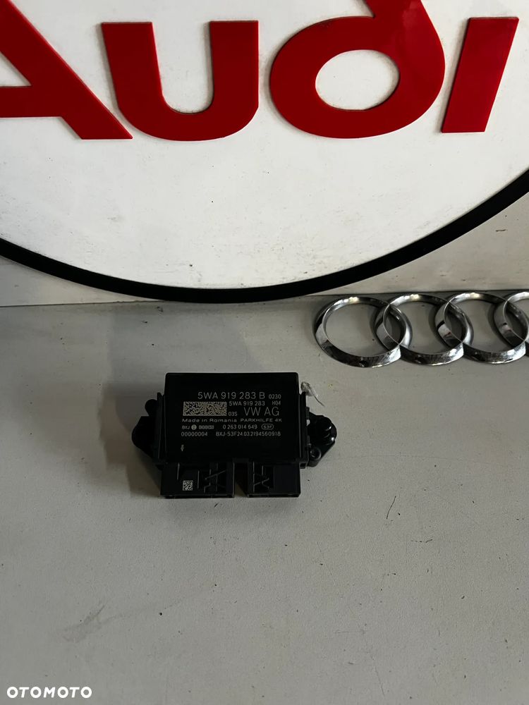 VW AUDI SEAT SKODA MODUŁ STEROWNIK PDC 5WA919283B 23R 40TYS - 1