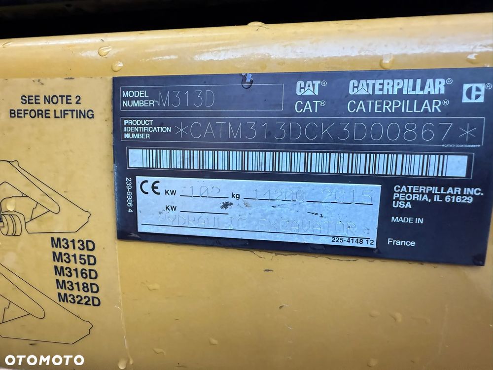 Caterpillar CAT 313 D - 12
