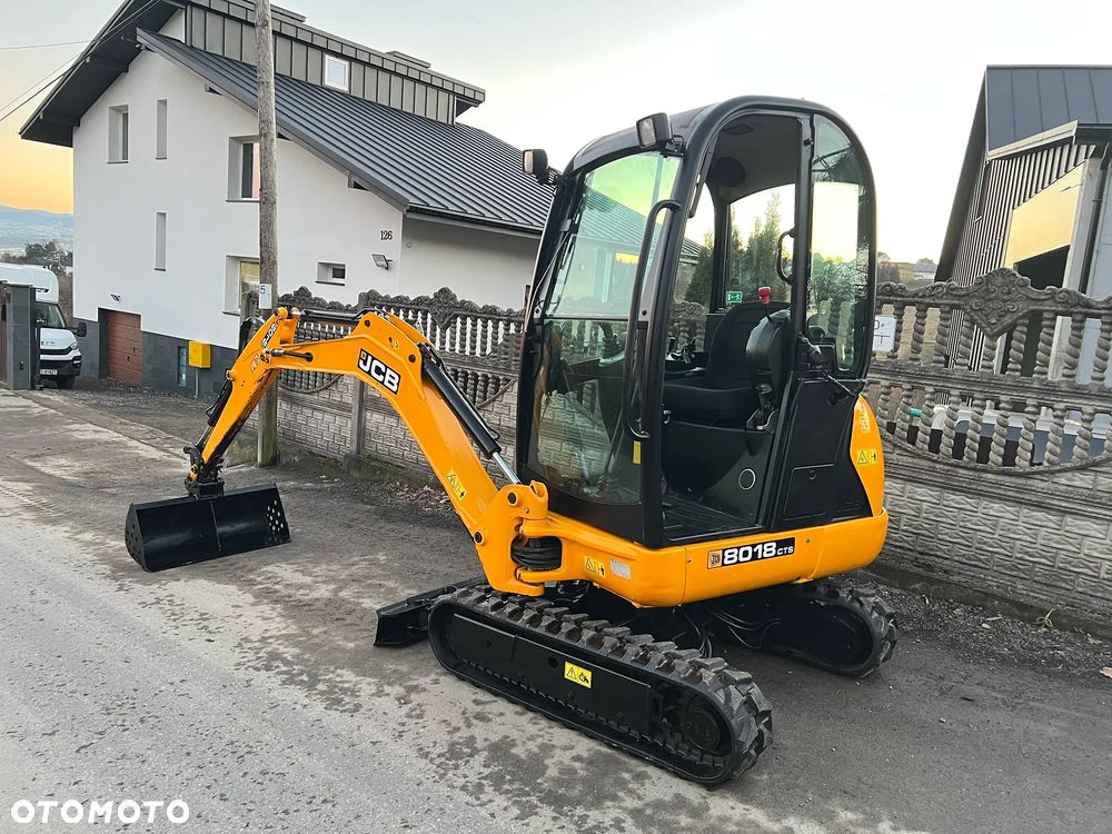 JCB 8018 CTS * Minikoparka JCB 8018 * 2 Tony * Rozsuwane Podwozie * Nowe Gąsienice * Stan IDEALNY * - 14