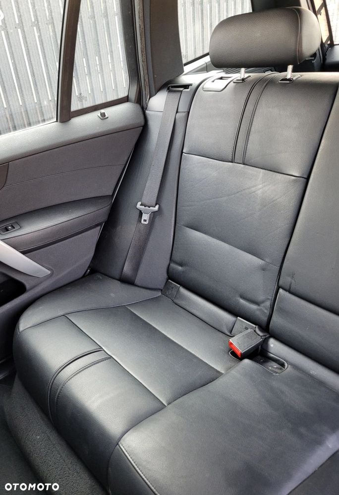 KANAPA TYŁ TYLNA SIEDZISKO OPARCIE CZARNA SKÓRA BMW X3 E83 - 4