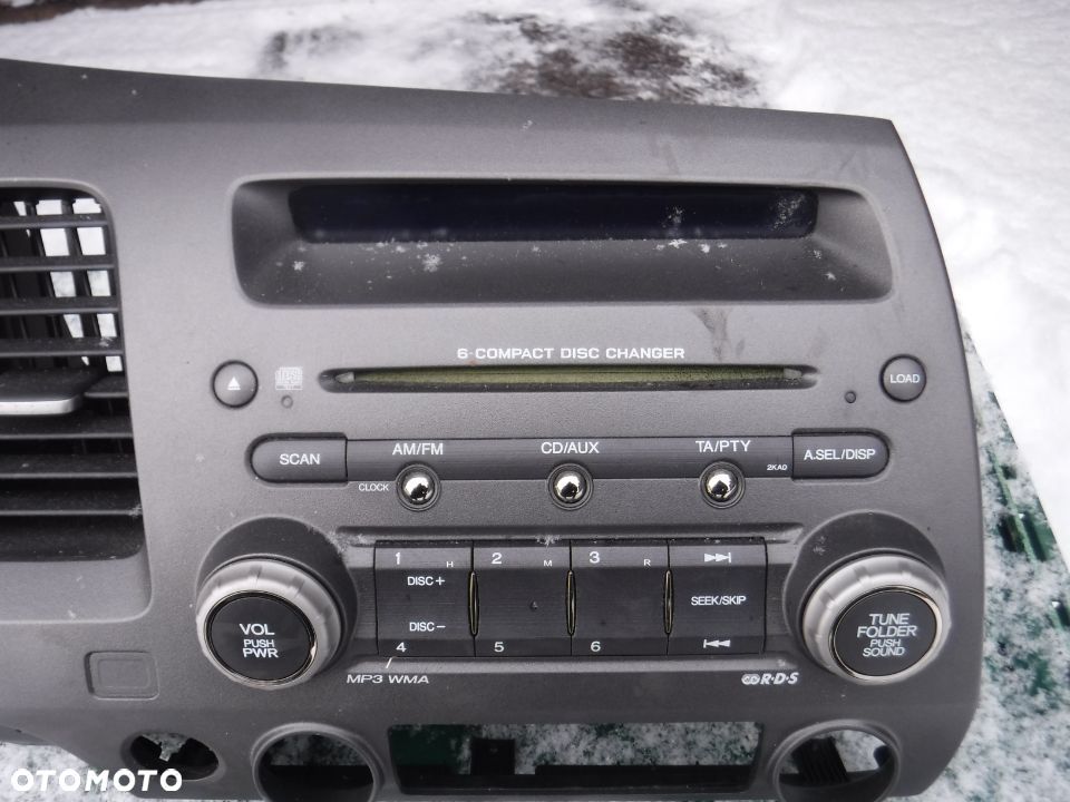 Honda Civic VIII sedan 06-11 1.3 HYBRID radio panel 39100-SNA-G620 EUROPA - 2