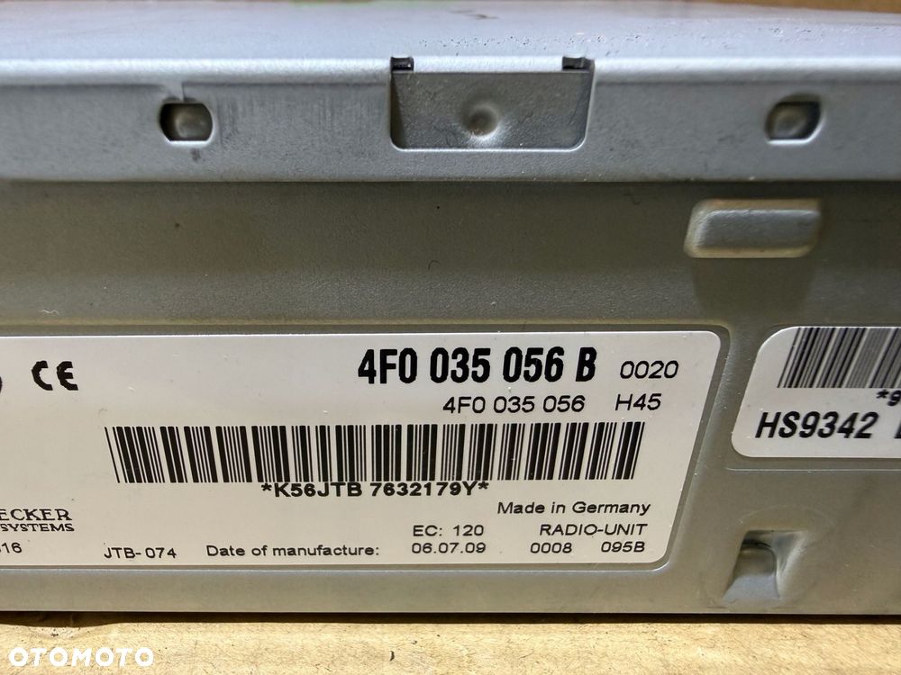 audi a4 b8 a5 8t a6 c6 q5 8r moduł tuner radia 4f0035056b - 2