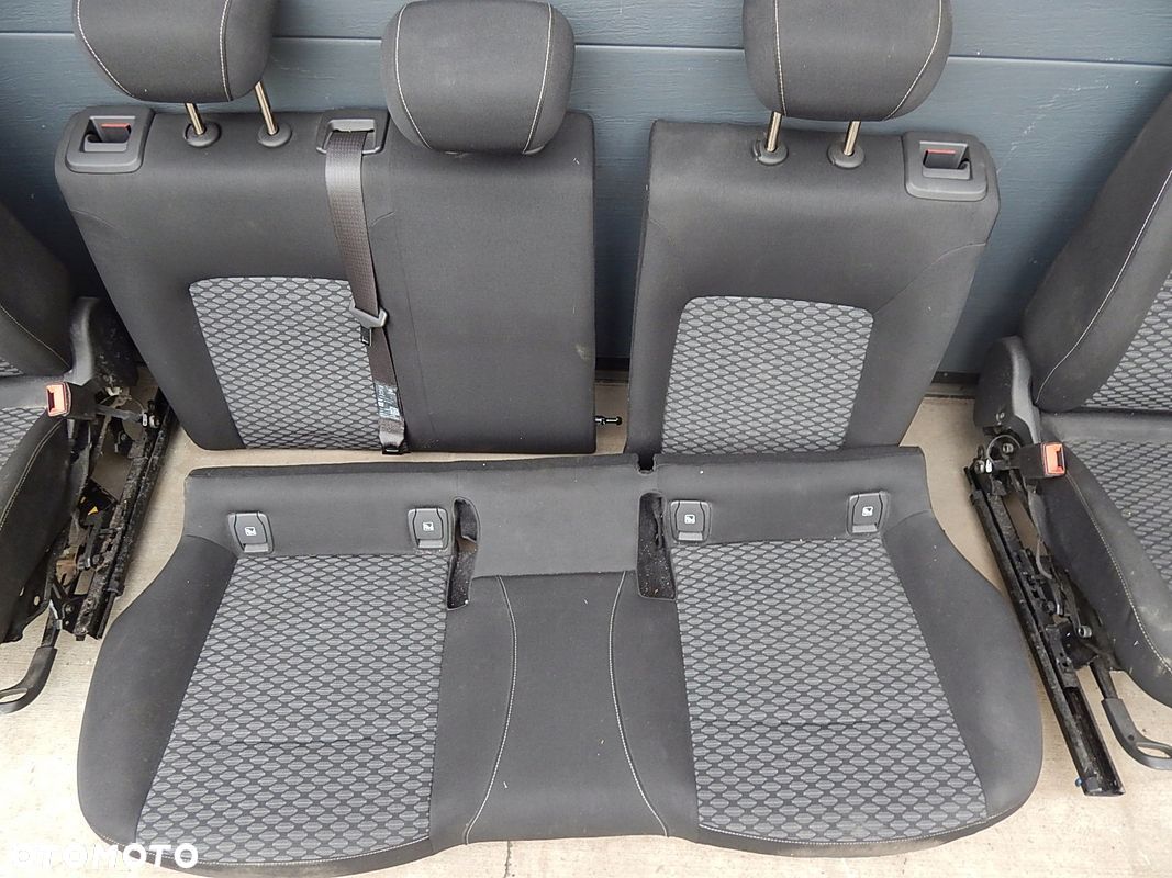 OPEL ASTRA K HB KANAPA TYLNA TYŁ ZAPINKI ŚRUBY KOMPLET - 1