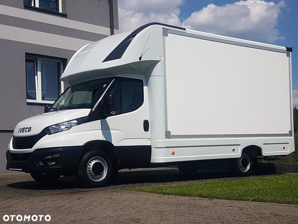 Iveco DAILY KONTENER NISKOPODŁOGOWY 4,44x2,23x2,42 SKLEP BAR FOODTRUCK KAMPER KLIMA KONIOWÓZ 35S14 - 40