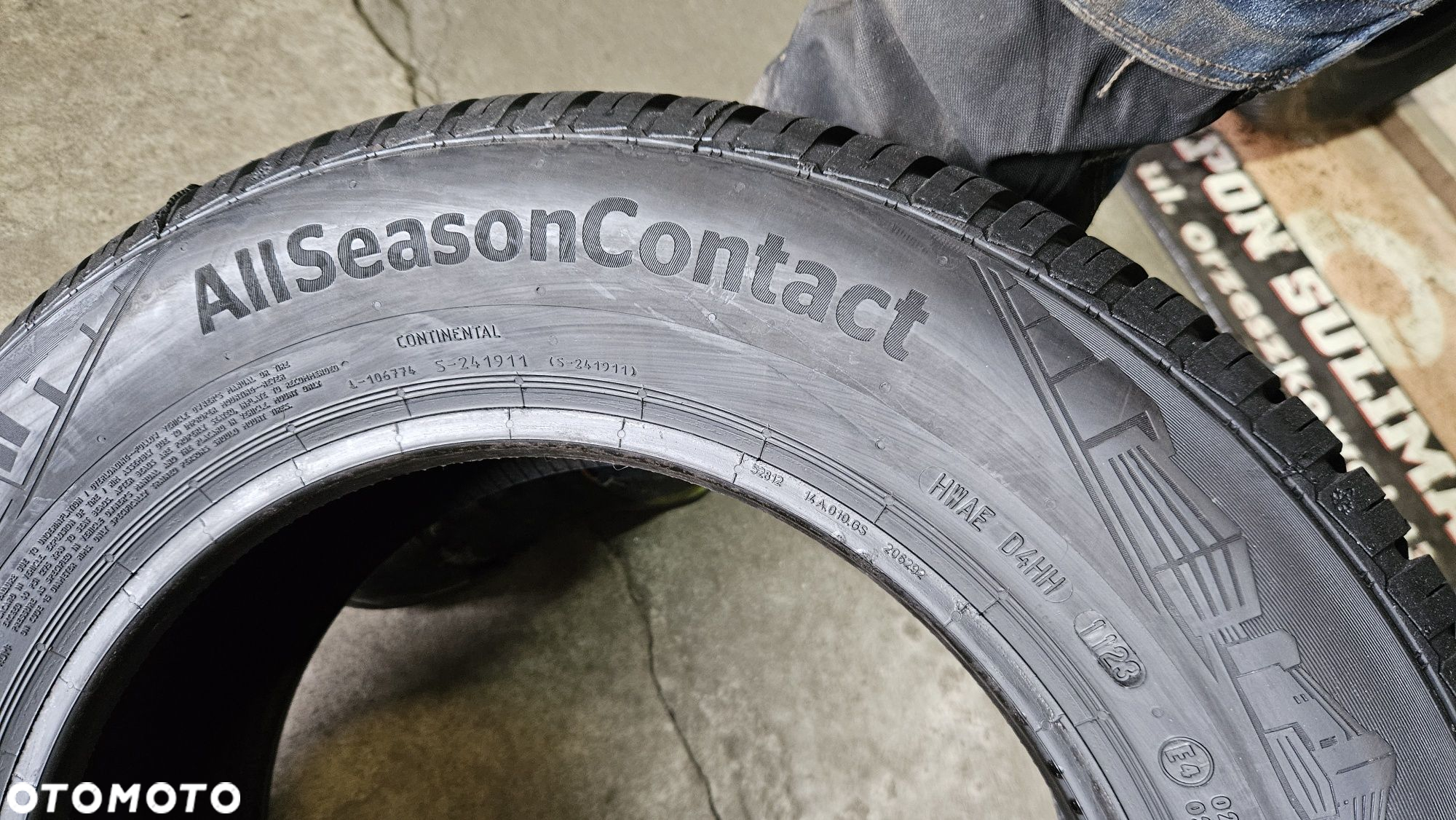 opony używane 195/65R15 Continental Allseasoncontact - 5