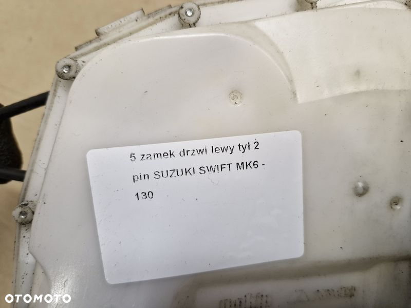 SUZUKI SWIFT MK6 ZAMEK DRZWI LEWY TYŁ TYLNY 2 PIN - 3