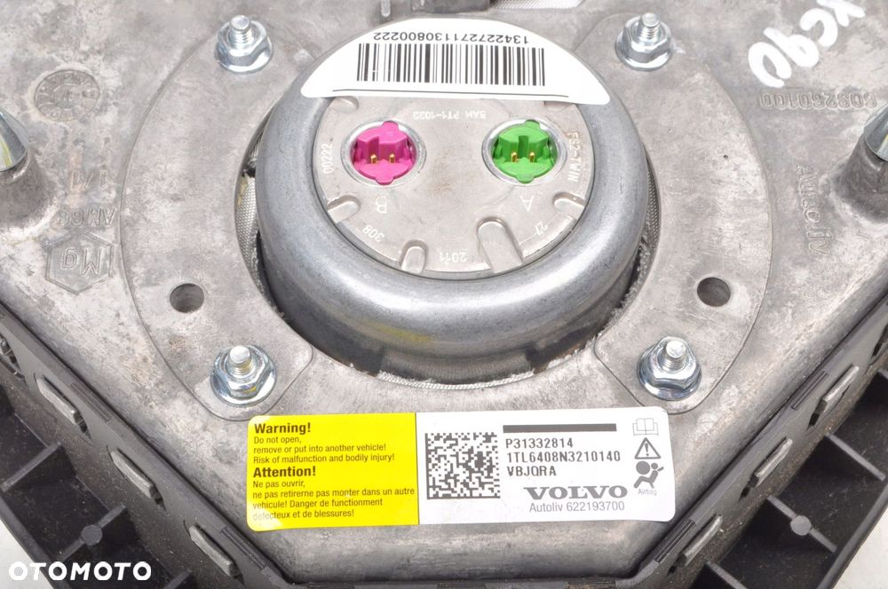 VOLVO XC90 I PODUSZKA POWIETRZNA KIEROWCY AIRBAG LIFT 31332814 - 3