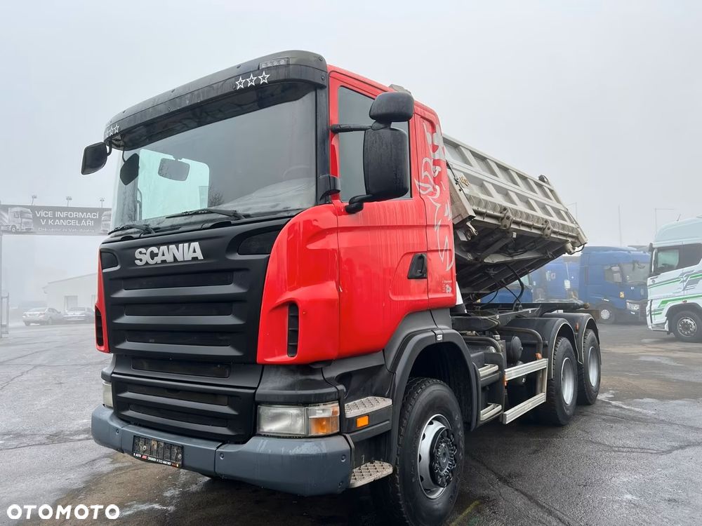 Scania R420 6x6 Hydroburta , stały napęd , zabudowa KOV, niski przebieg 320 tys km , wywrotka, zaczep do przyczepy, - 4