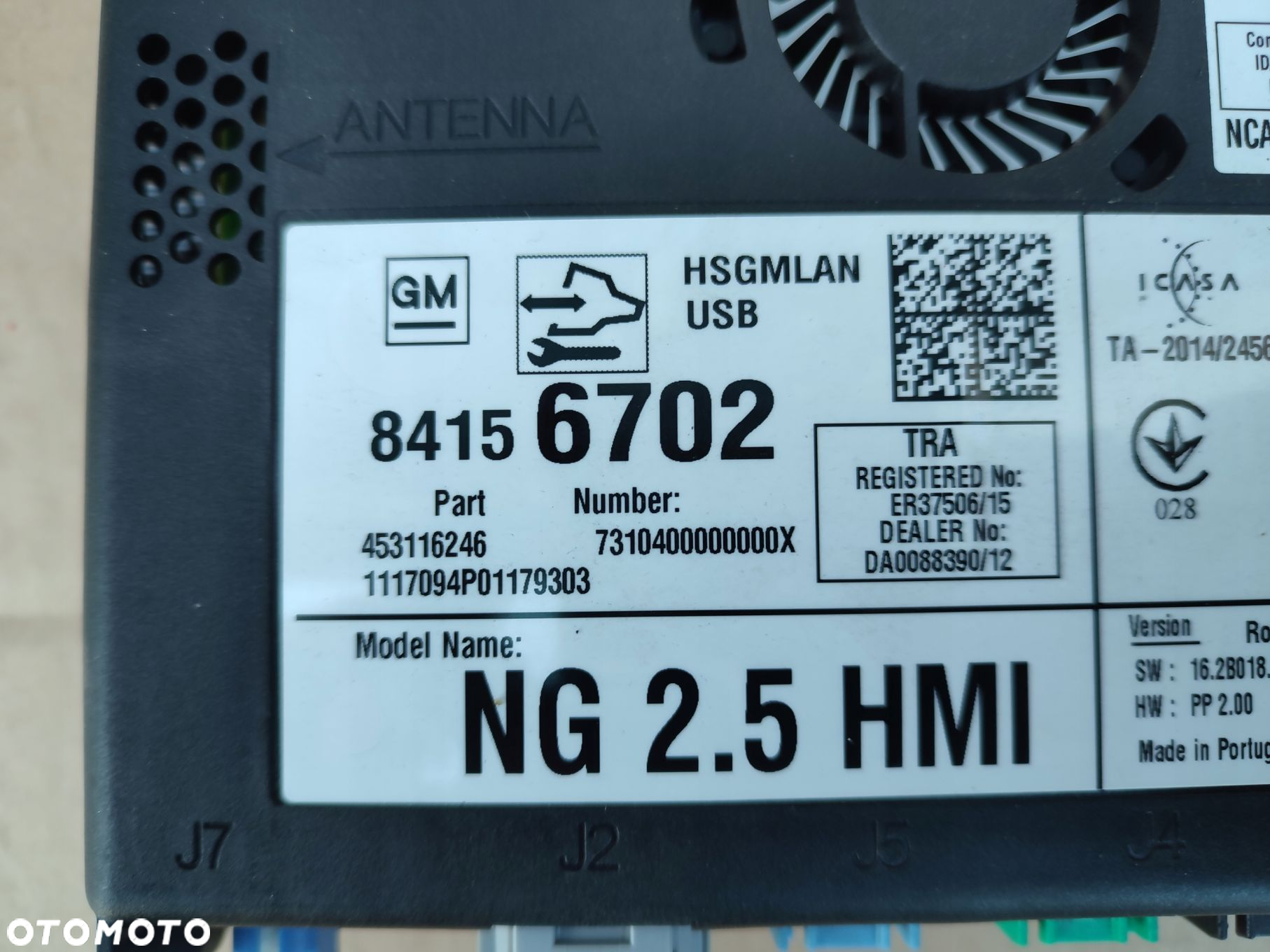 Moduł nawigacji OPEL ASTRA K V 84156702 150 TYS PRZEBIEGU - 4