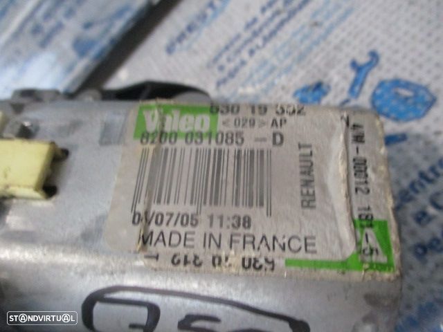 Motor Limpa Vidros Tras 8200031085 53019332 RENAULT ESPACE 4 2005 3.0DCI 180CV 5P CINZA TRAS VALEO - 4