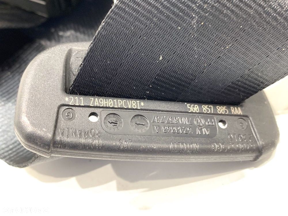 PAS BEZPIECZEŃSTWA LEWY TYŁ  VW GOLF VII (5G1, BQ1, BE1, BE2) 2012 - 2022 1.6 TDI 81 kW [110 KM] - 4