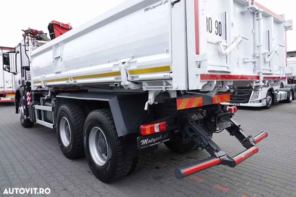 Mercedes-Benz AROCS 2636 / 6x4 / BASCULANTE / HIDROBOARD / + HDS FASSI F 175a / RADIO CONTROL / ROTATOR / EURO 6 / 2016 - 15