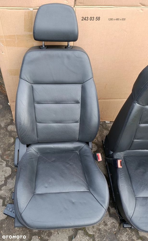 Vectra C fotel przedni przód PRAWY skóra elektryczny pamięc podgrzewany Signum Opel - 2