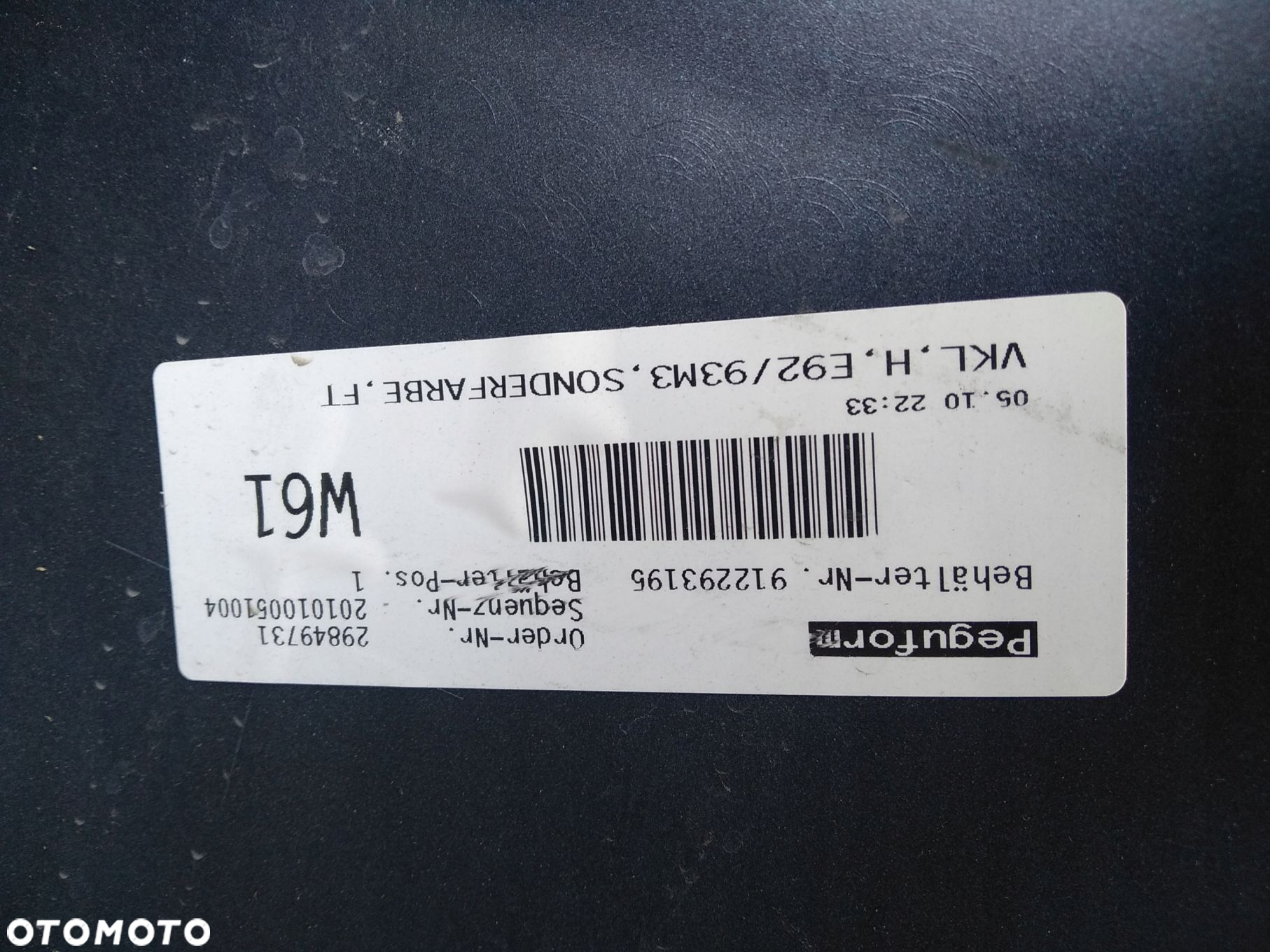 Zderzak tylny tył BMW E92 E93 M3 - 9