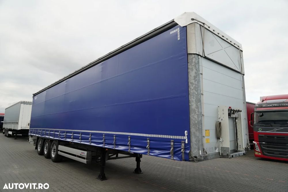 Schmitz Cargobull CORTINĂ / STANDARD / REMORCA DIN OȚEL - 9 M / ACOPERIȘ CULISANT / AXĂ CULISANTĂ / 2021 - 2