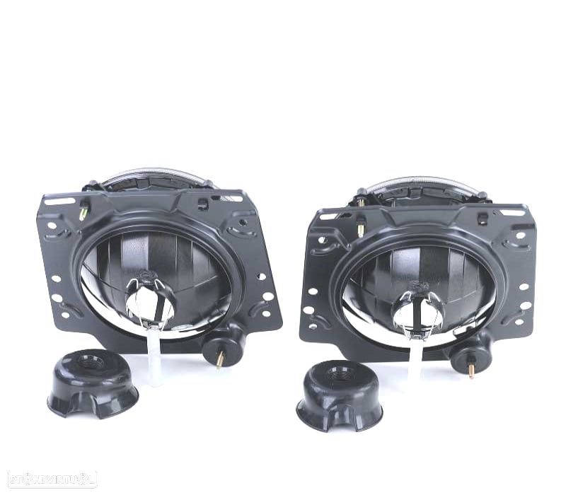 FARÓIS VOLKSWAGEN VW GOLF 2 83-91 ESCURECIDOS COM CRUZ PRETO - 3