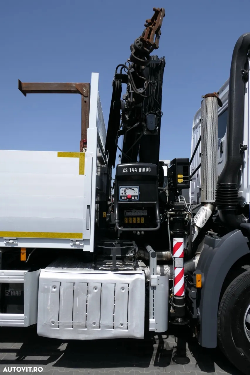 Mercedes-Benz AROCS 2633 / 6X4 / 6.55 M BOX + HDS HIAB 144 / RADIOCOMANDĂ / ROTATOR / FURCI - 17