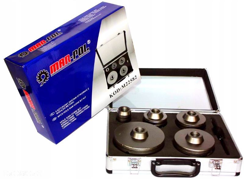 OTWORNICE DO BETONU MURU KORONKI FREZ SDS PLUS 6EL - 2