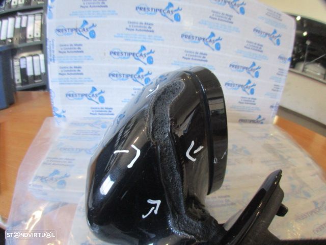 Espelho Esp4111 MERCEDES CLASSE E 3 BREAK S211 FASE 2 2008 2.2CDI 220 170CV 5P PRETO DRT REBATIVEL COM PISCA 9 + 2 PINOS Danificado Capa Colada - 3