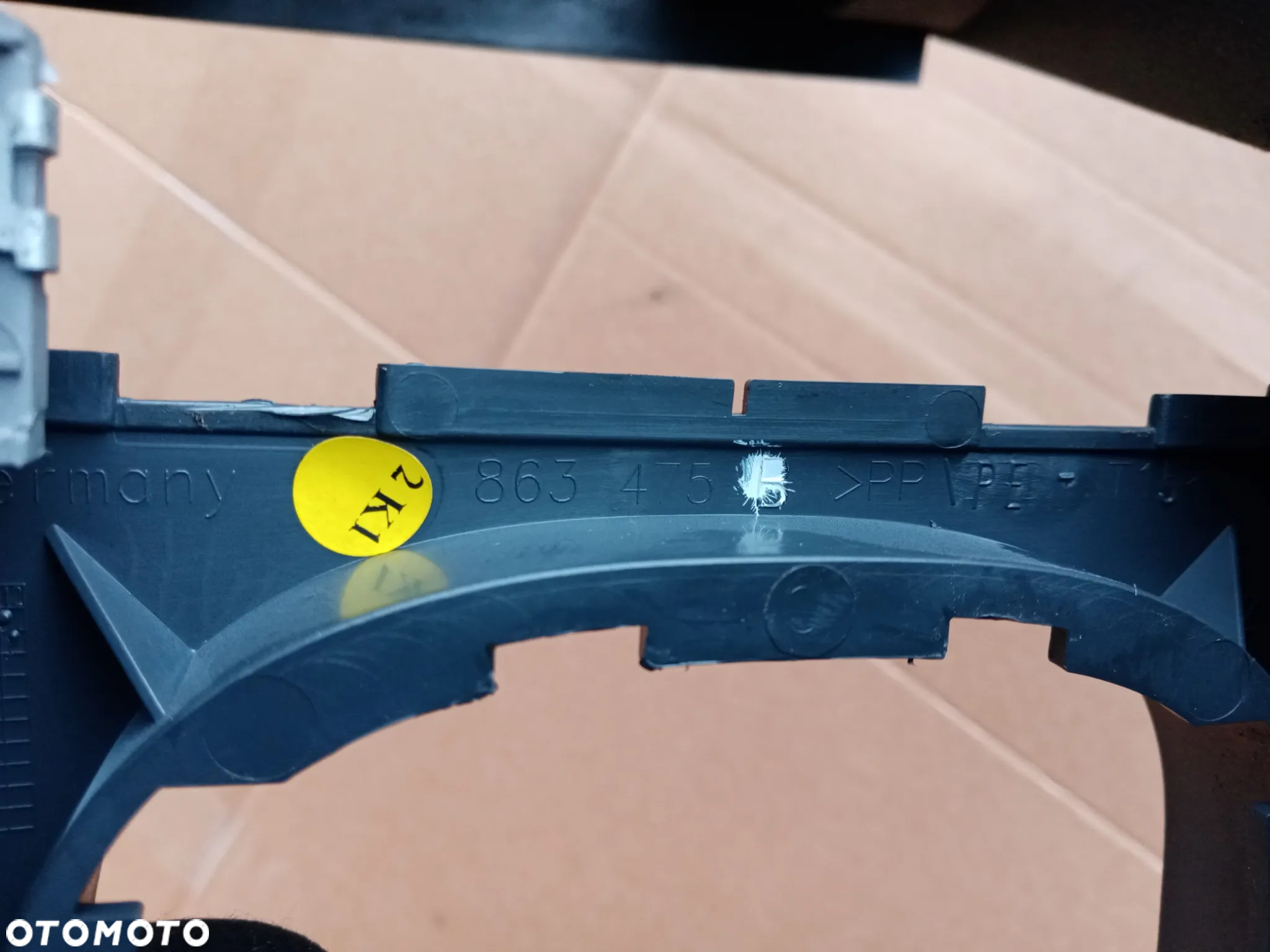Tunel środkowy osłona tunelu VW Caddy III 2K0863241C - 8