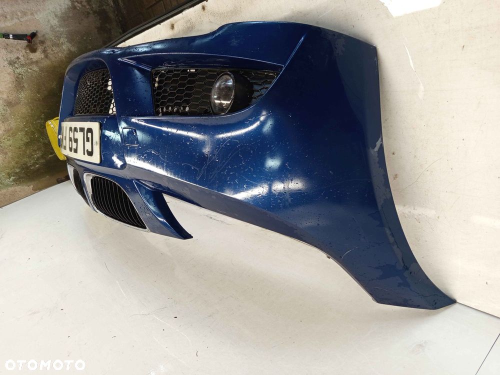 ^ ZDERZAK PRZÓD PRZEDNI BMW E90 E91 SERIA 3 LIFT FL M PAKIET LEMANS BLAU NIEBIESKI HALOGENY - 2
