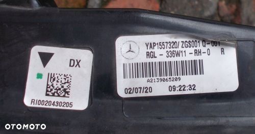 MERCEDES E-KLASA W213 LIFT 20+ PRAWA TYLNA LAMPA - 3