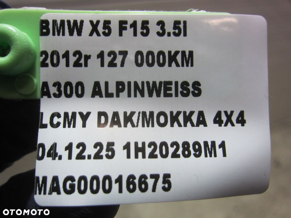 BMW X5 F15 F85 RAMIE WYCIERACZKI TYLNEJ TYŁ 61627294430 7294430 - 8