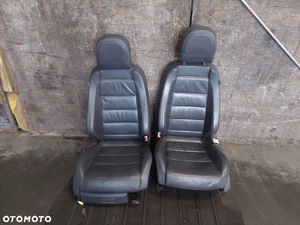 FOTELE KOMPLET LEWY PRAWY KANAPA TYŁ + BOCZKI VOLKSWAGEN GOLF V GTI SKÓRA - 5