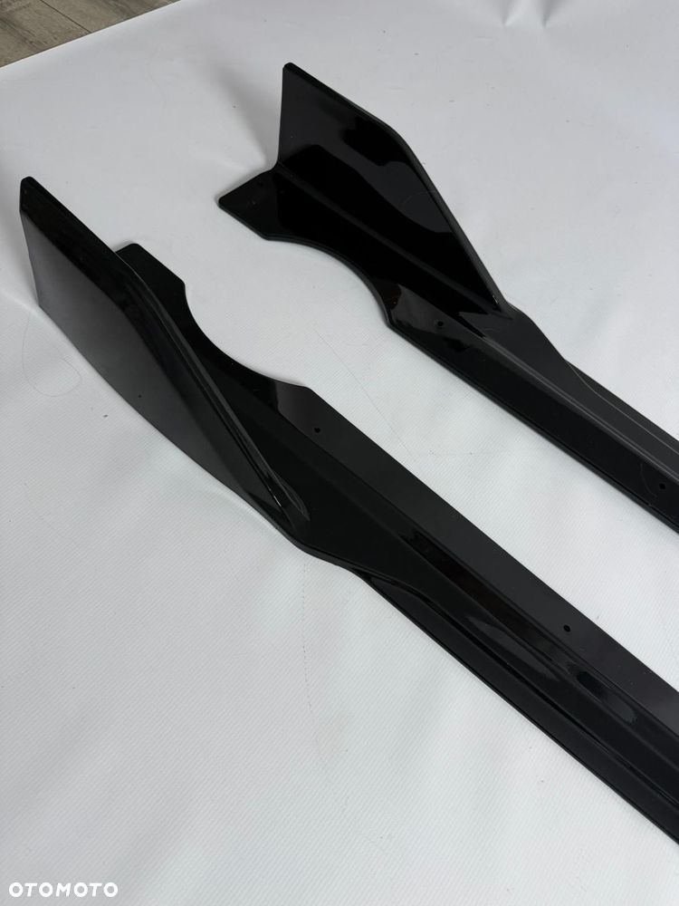 Boczne Dokładki Progów BMW X5 G05 2019/2025 Spoiler Czarny Połysk - 9
