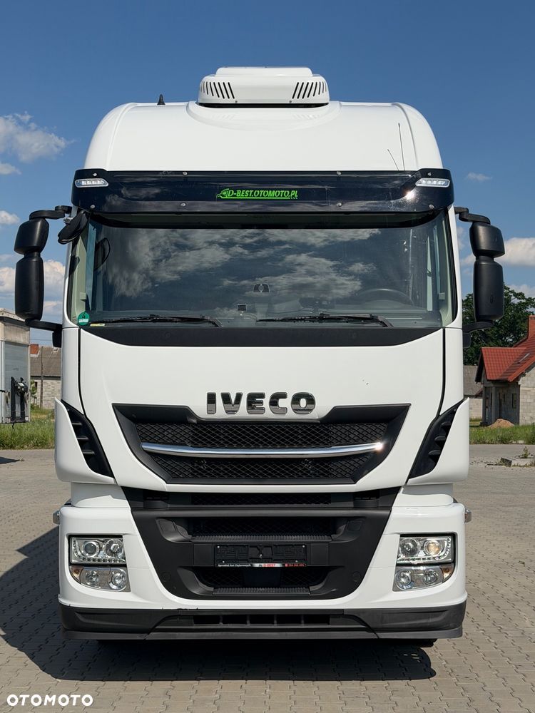 Iveco STRALIS 420 / HI-WAY / KONTENER / WINDA / 23 EUROPALETY / EURO 6 / AUTOMAT / 6x2 / OŚ SKRĘTNA / PODNOSZONA / 2019 ROK / SPROWADZONY - 11