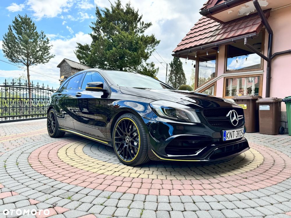 Mercedes-Benz Klasa A AMG 45 4Matic AMG Speedshift 7G-DCT Yellow Night Edition - 3