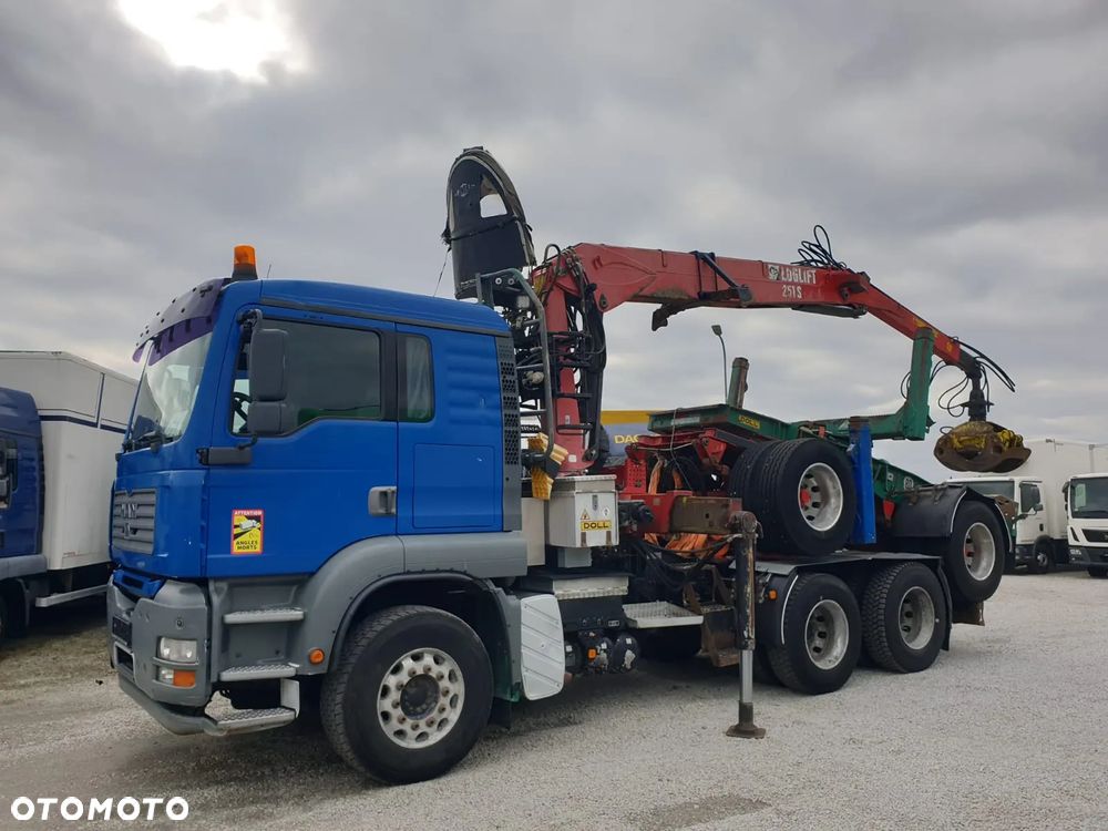 MAN TGA 26.480 6x4 HDS DO DŁUŻYCY DREWNA DRZEWA - 6