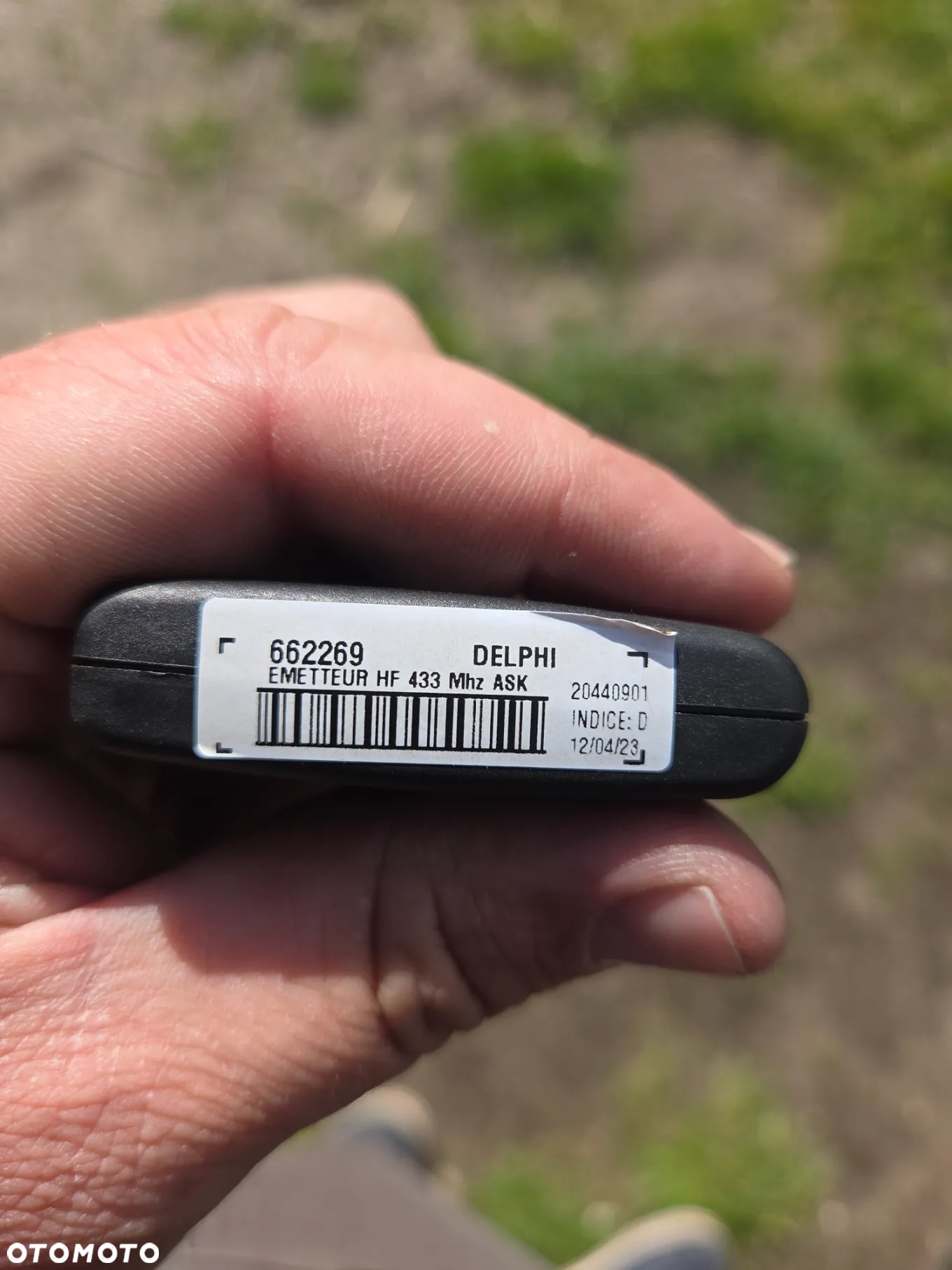 Kluczyk pilot Citroen 662269 - 6