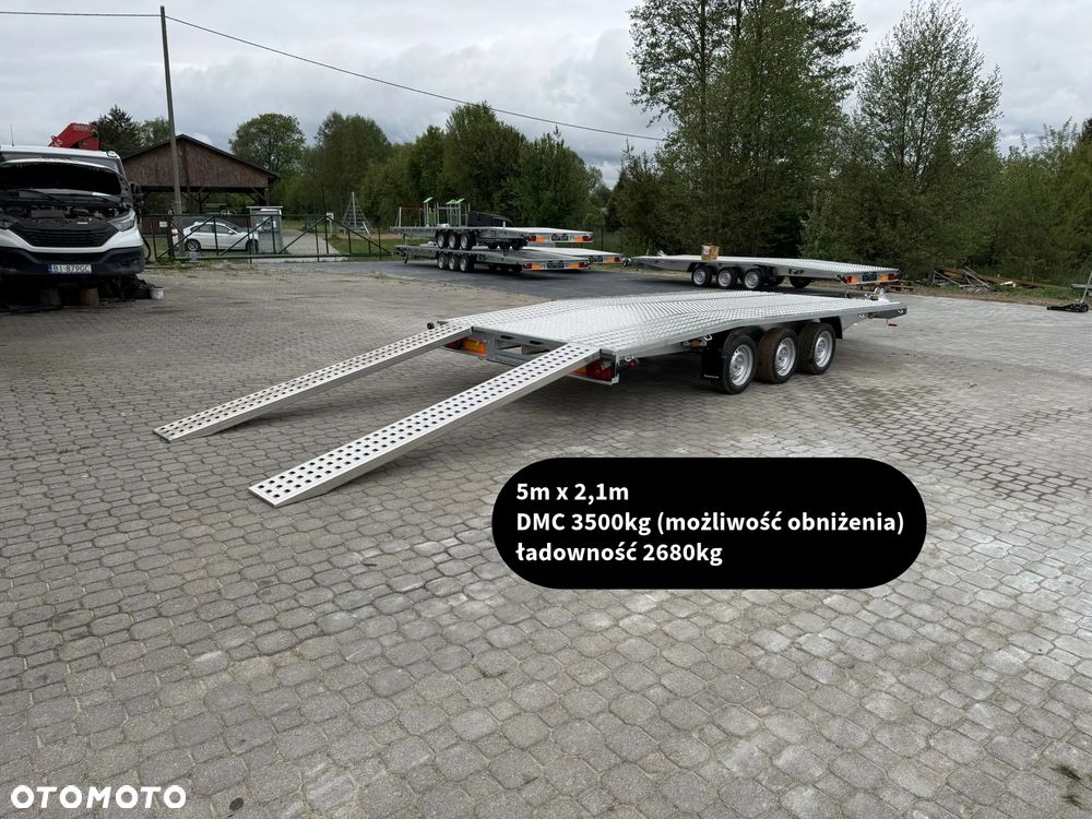 Niewiadów 500x210cm 3500kg nowa laweta jupiter fv 23% duża ładowność vdi2700 - 1