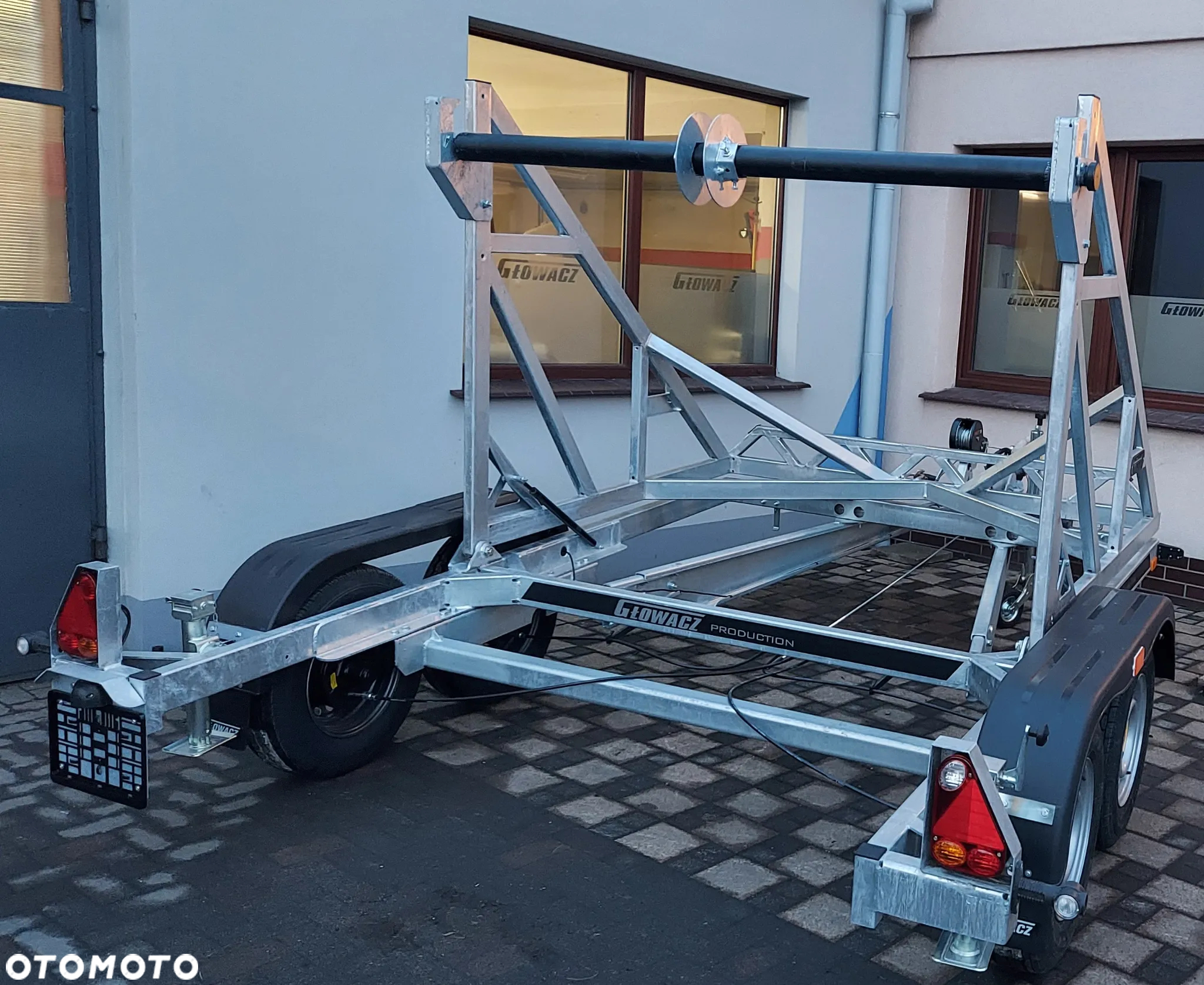 Głowacz Bardzo mocna przyczepa kablowa 270x170 dwuosiowa DMC 2700kg - 3