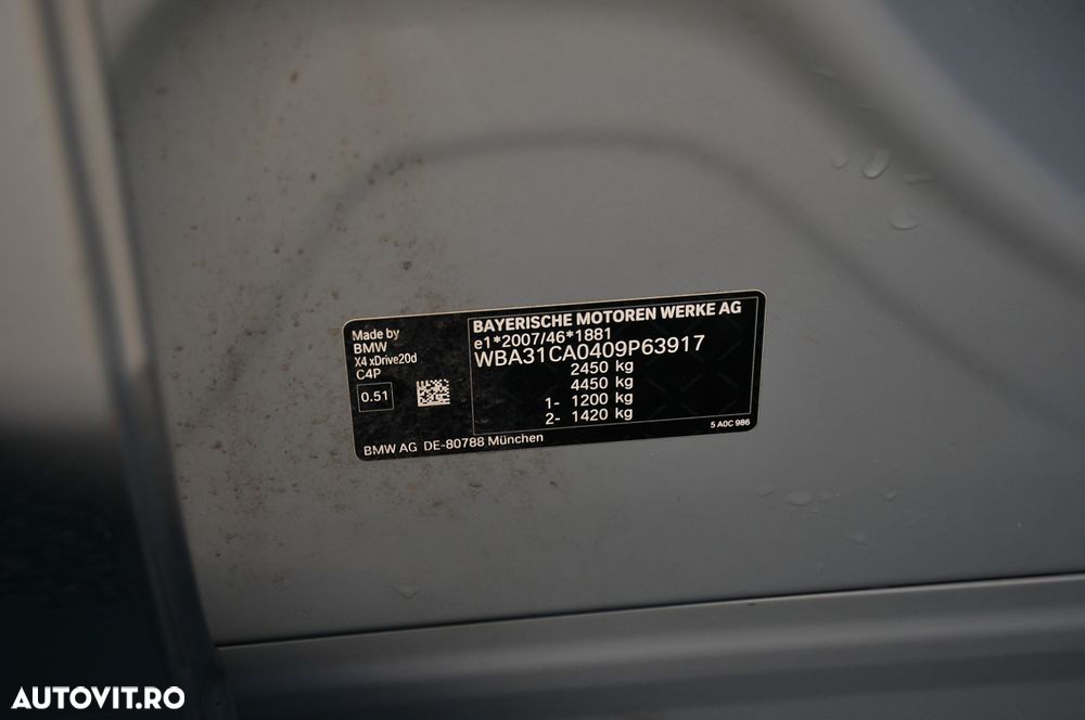 BMW X4 xDrive20d Aut. M Sport - 37