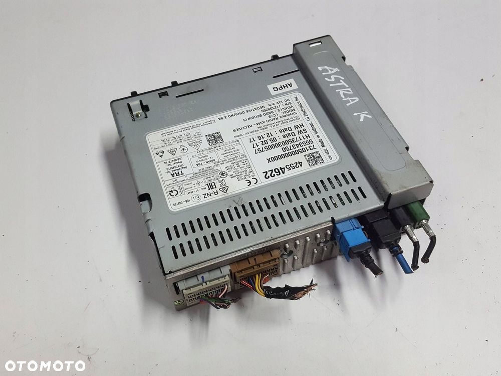 OPEL ASTRA V K 15-19r RADIO CD 42554622 - 1