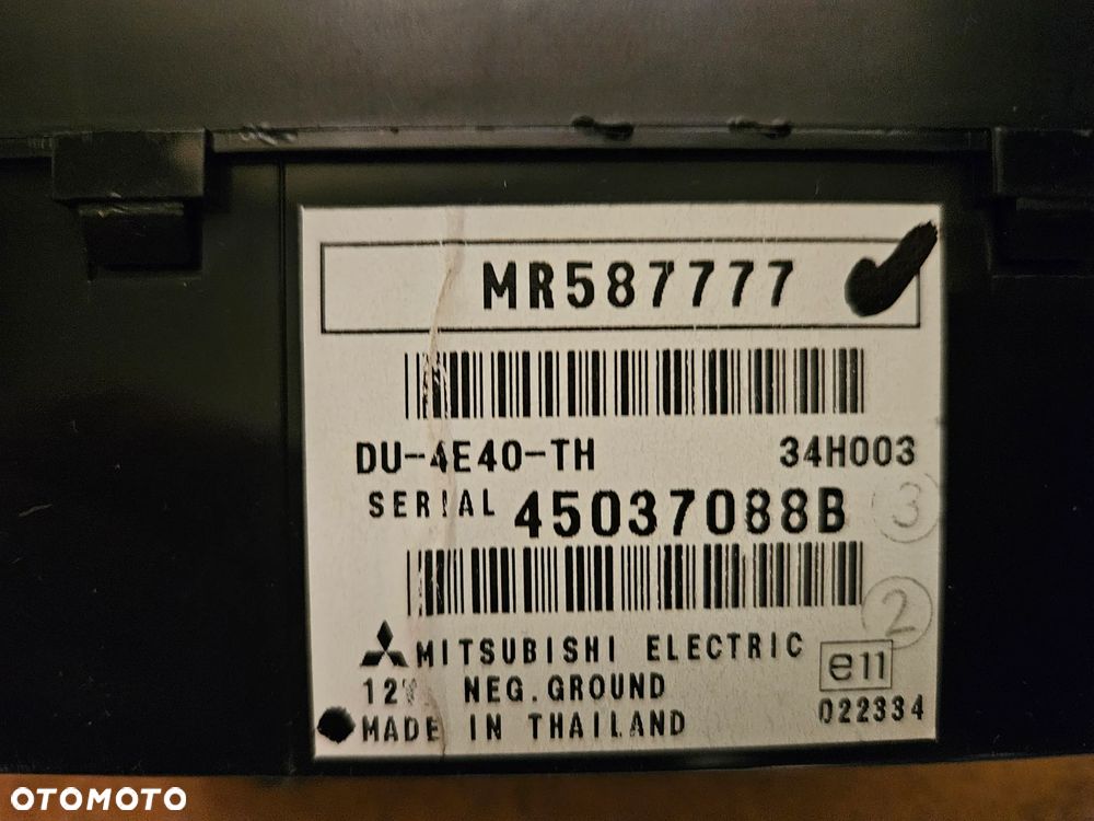 WYŚWIETLACZ MITSUBISHI COLT VI Z30 MR587777 - 5