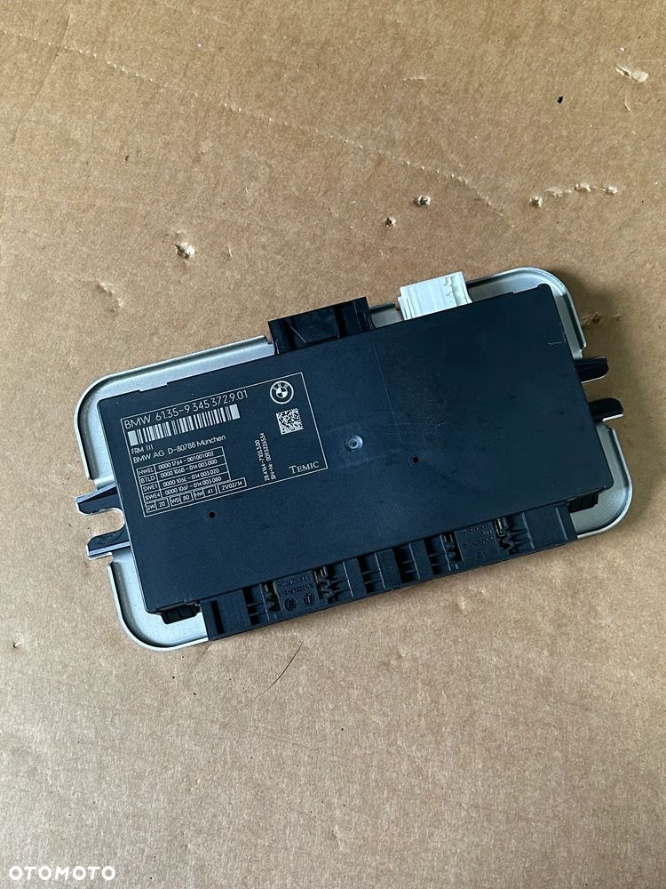 MODUŁ STEROWNIK ŚWIATEŁ BMW F01 F02 F07 9345372 - 2