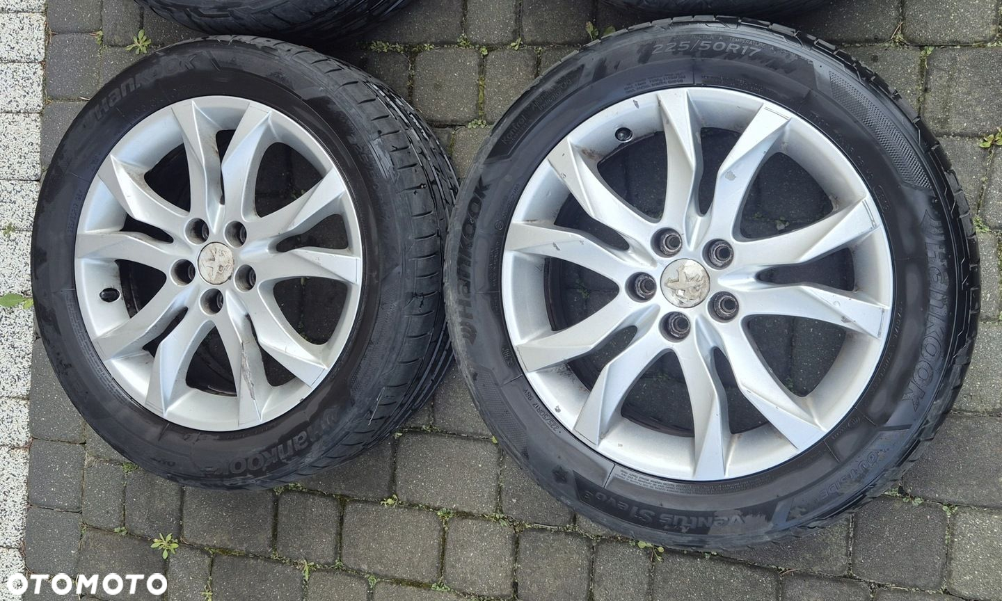 PEUGEOT 508 308 KOŁA ALUFELGI 225X50 R17 LAT0 5X108 9671401480 - 2