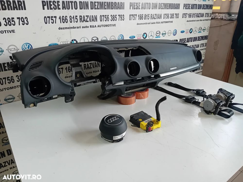 Plansa Bord Kit Airbag Complet Centuri Modul Audi A3 8V Facelift 2016 2020 - 3